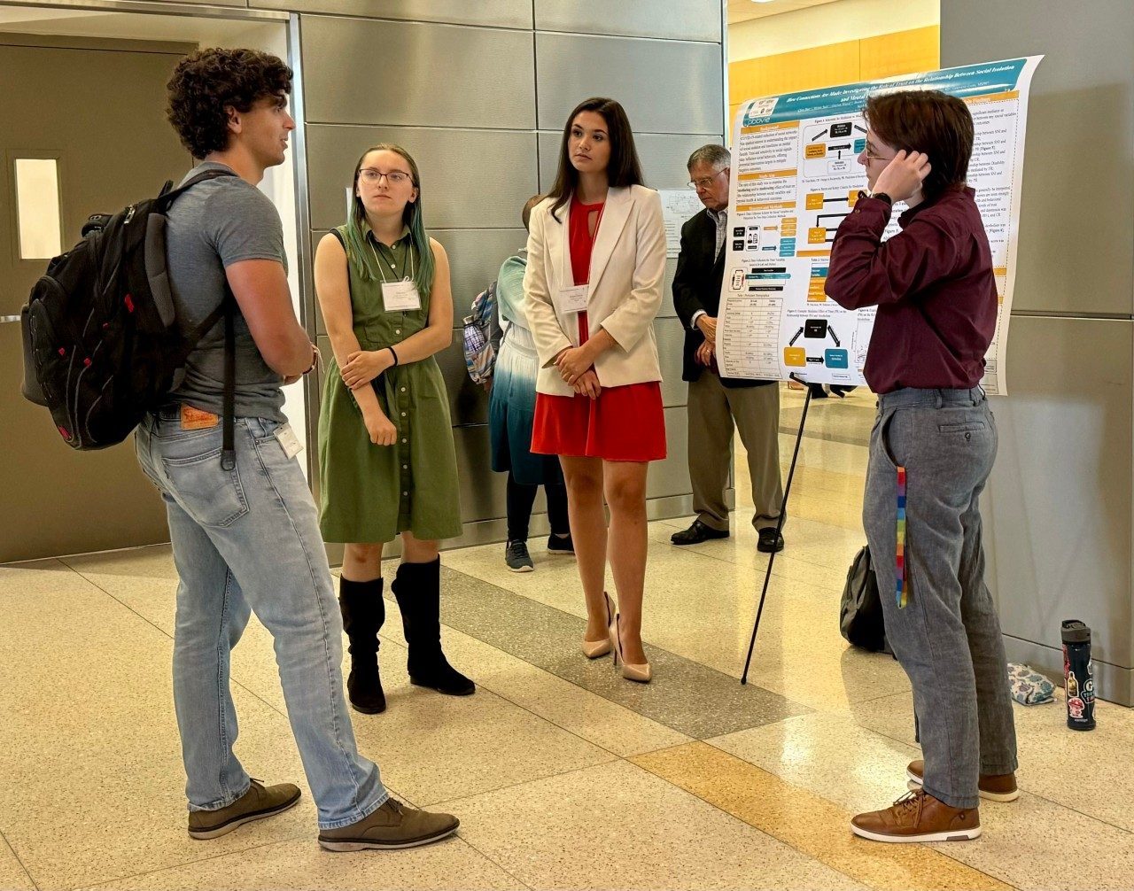 Photos taken during the CUBE program delivered in 2024. Nine participants were hosted and mentored at either Virginia Tech or University of Virginia.